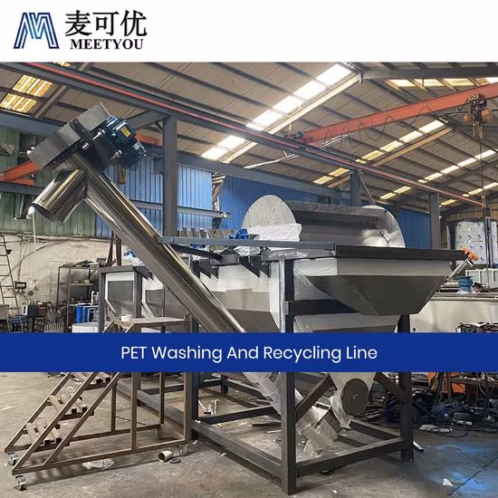 Meetyou Machinery Élimination des bouteilles en plastique Machine à laver ODM Personnalisé Chine Pet Bonne qualité de nettoyage Fabricant de ligne de lavage pour animaux de compagnie Configurer le réservoir de rinçage