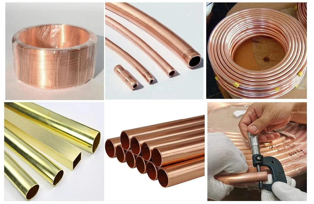 Brass Copper Tube Pipe Cutting Processing Manufacturers Air Conditioning