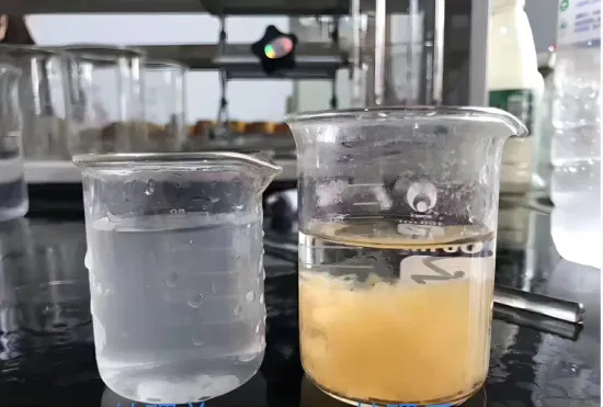 Le floculant de polyacrylamide de traitement de l'eau accélère la sédimentation